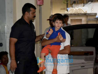 Taimur Ali Khan spotted at his playschool