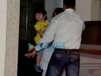 Taimur Ali Khan spotted at play school in Bandra