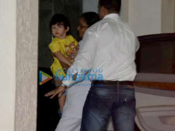 Taimur Ali Khan spotted at play school in Bandra