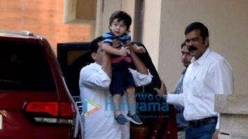 Taimur Ali Khan spotted in Bandra