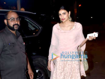 Tiger Shroff, Disha Patani and Athiya Shetty spotted at Bastian in Bandra