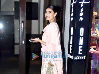 Tiger Shroff, Disha Patani and Athiya Shetty spotted at Bastian in Bandra