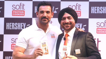 John Abraham at the Hershey’s Sofit Protein Cookies Press-Conference