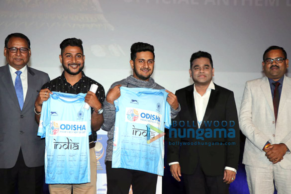 A.R. Rahman launches the official Hockey World Cup anthem at PVR Juhu A.R. Rahman launches the official Hockey World Cup anthem at PVR Juhu