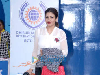 Aaradhya Bachchan, Aishwarya Rai Bachchan, Abhishek Bachchan, Gauri Khan snapped at Dhirubhai Ambani International School Annual Day 2018