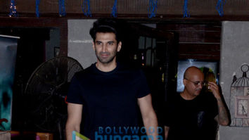 Aditya Roy Kapur snapped at Hakim Aalim’s salon in Bandra