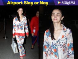 Airport Slay or Nay: Alia Bhatt in a Gucci silk night suit