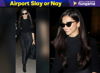 Airport Slay or Nay: Deepika Padukone in All Saints, Christian Louboutin and Burberry