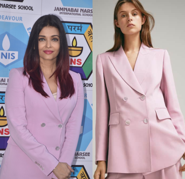 Aishwarya Rai Bachchan in Massimo Dutti blazer and Diesel denim for a sports meet (1)