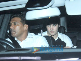 Akshay Kumar with Twinkle and Aarav Kumar at Soho House, Juhu