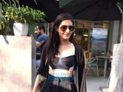 Amyra Dastur snapped at The Kitchen Garden in Bandra