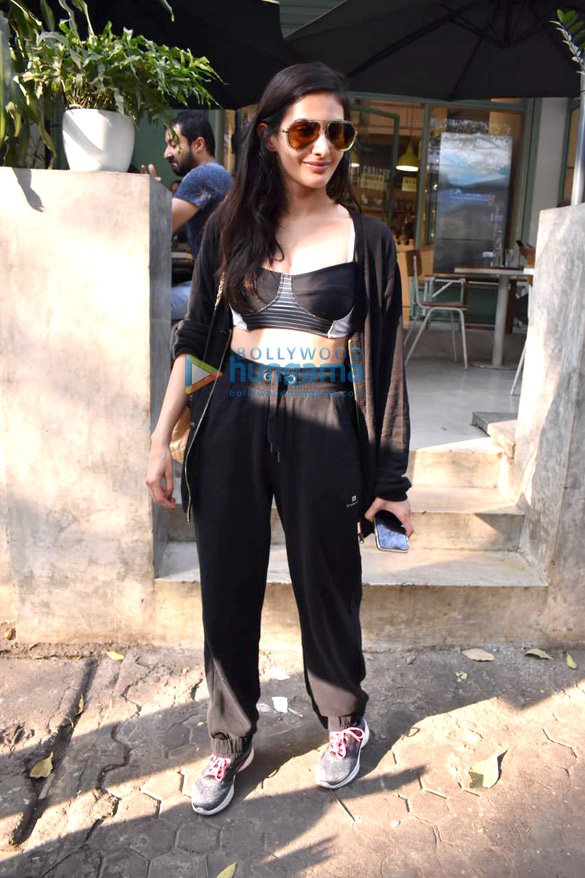 Amyra Dastur snapped at The Kitchen Garden in Bandra