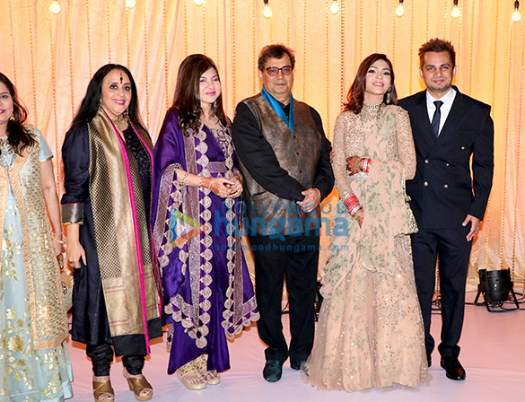Celebs grace Alka Yagnik’s daughter Syesha Kapoor’s wedding reception