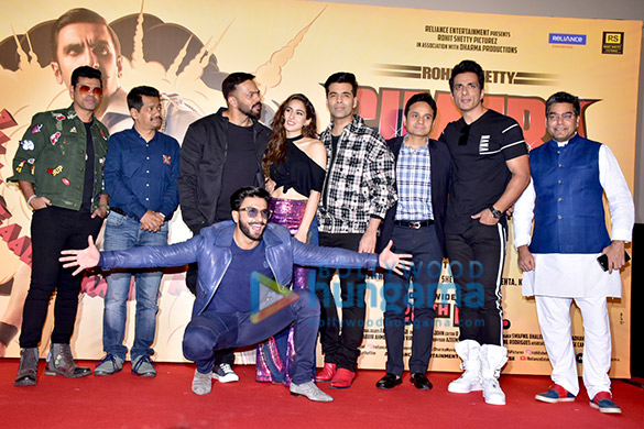 celebs grace the trailer launch of the film simmba 1