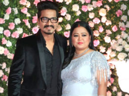 Comedian Bharti Singh with her Husband at Kapil Sharma Wedding Reception Mumbai