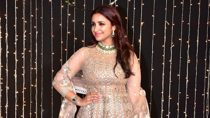 Cutie Parineeti Chopra at Priyanka Chopra-Nick Jonas’ GRAND RECEPTION in Mumbai
