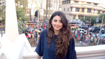 Daisy Shah snapped at Mount Mary Church in Bandra on Christmas