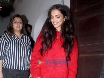 Deepika Padukone snapped at Krome Studio in Bandra