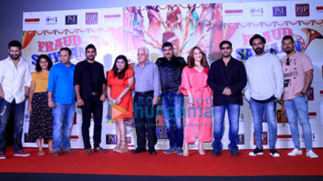 Elli AvrRam and Arshad Warsi snapped at the song launch of ‘Chamma Chamma’ from ‘Fraud Saiyaan’