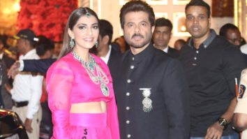 Evergreen Anil Kapoor & daughter Sonam Kapoor at Isha Ambani- Anand Piramal’s grand Wedding Celebrations