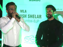 Farhan Akhtar and Suniel Shetty attend Ashish Shelar event at Bandra Reclamation