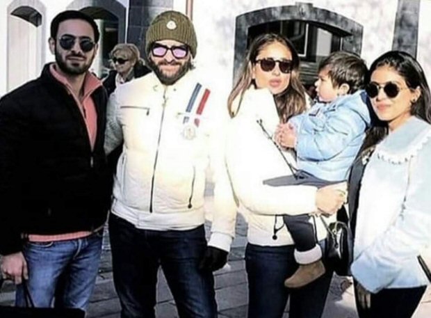First pic out! Taimur Ali Khan can't stop staring at his gorgeous mom Kareena Kapoor Khan on his vacay to Gstaad