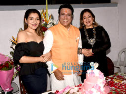 Govinda snapped with wife and daughter on his birthday