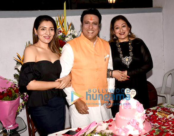 govinda snapped with wife and daughter on his birthday 6