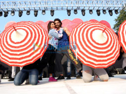 Gurmeet Choudhary and Debina Choudhary snapped during rehearsals for New Year’s celebrations