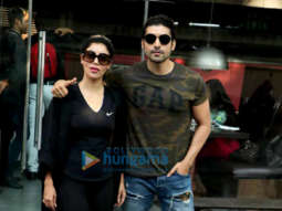 Gurmeet Choudhary and his wife Debina Choudhary spotted at Silver Beach Cafe in Juhu