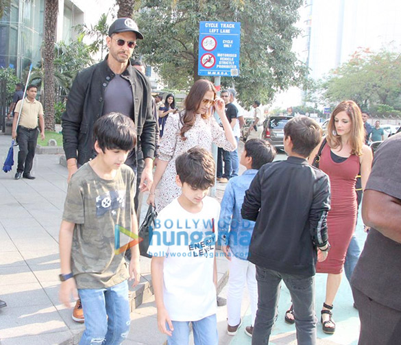 hrithik roshan spotted with his family at bkc 2