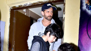 Hrithik Roshan spotted with his family at PVR Juhu