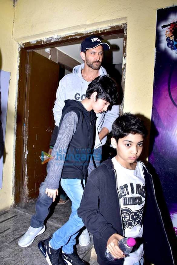 Hrithik Roshan spotted with his family at PVR Juhu