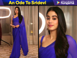 Janhvi Kapoor becomes Chandni for her fans as she stuns in blue saree!