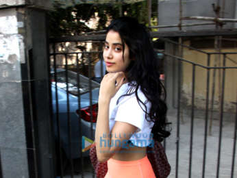 Janhvi Kapoor and Ishaan Khatter snapped at gym