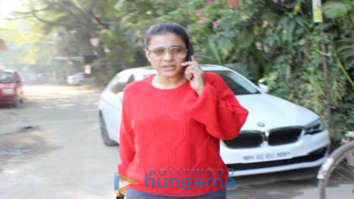 Kajol snapped at Aram Nagar in Versova