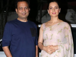 Kangana Ranaut and Kamal Jain spotted at Manikarnika promotions