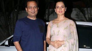 Kangana Ranaut and Kamal Jain spotted at Manikarnika promotions