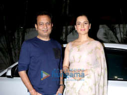 Kangana Ranaut and Kamal Jain spotted at Manikarnika promotions