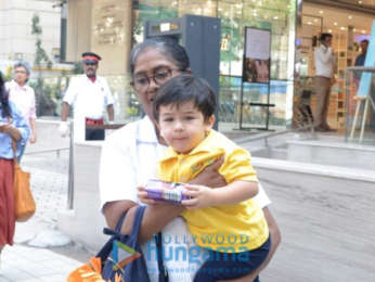 Kareena Kapoor Khan, Karisma Kapoor and Taimur Ali Khan snapped in Bandra