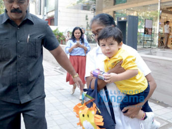Kareena Kapoor Khan, Karisma Kapoor and Taimur Ali Khan snapped in Bandra