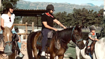 Kareena Kapoor Khan and Saif Ali Khan take little nawab Taimur Ali Khan for horse riding in Cape Town
