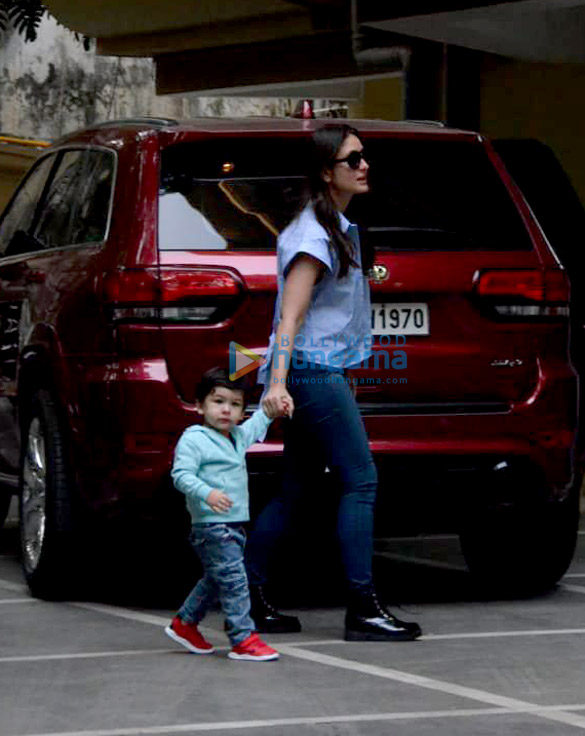 kareena kapoor khan and taimur ali khan snapped at his playschool in bandra 5