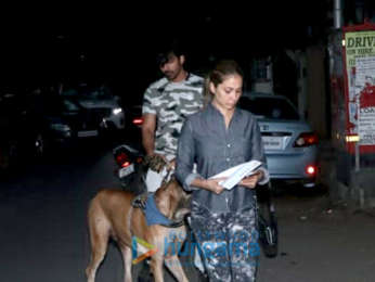 Kim Sharma and Harshvardhan Rane snapped in Bandra