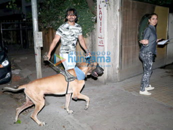 Kim Sharma and Harshvardhan Rane snapped in Bandra