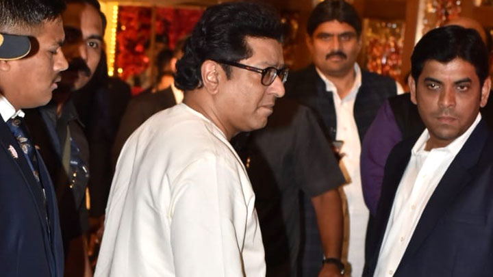 MNS Chief Raj Thackeray attends Isha Ambani- Anand Piramal’s grand Wedding Celebrations