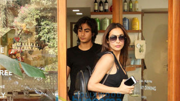 Malaika Arora snapped with her son Arhaan Khan at Sequel