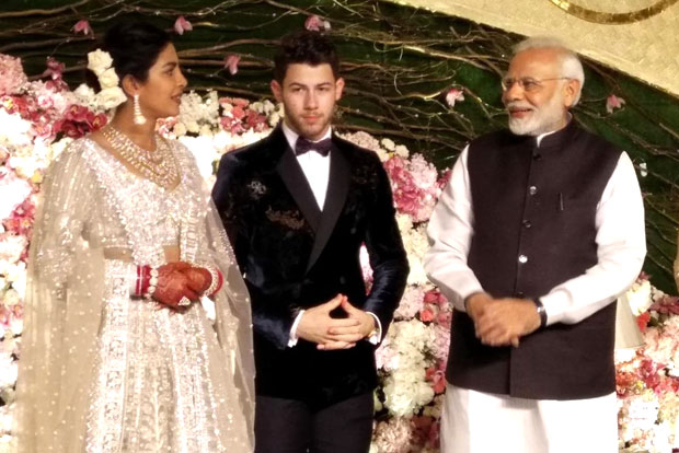 Prime Minister Narendra Modi attends Priyanka Chopra - Nick Jonas reception