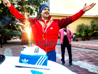 Ranveer Singh snapped for Adidas shoot at Yash Raj studios