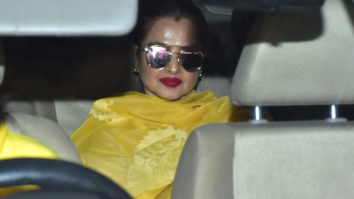 SPOTTED: Rekha at Juhu Cineyog office